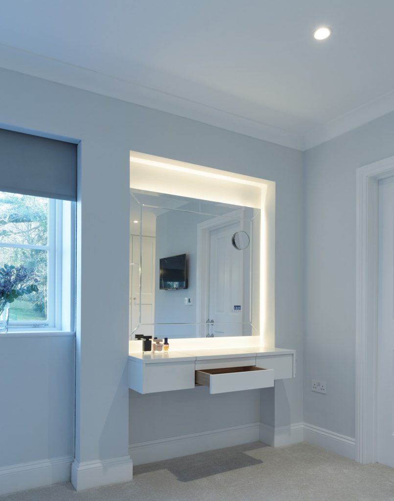 Making a house a home Artelinea Smart Mirror and handmade dresser